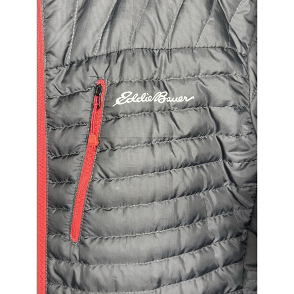 Eddie Bauer Black First Ascent Puffer Jacket StormDown 800 Mens Sz M RARE Sample - Picture 4 of 16